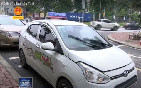 Cảnh báo hình thức lừa đảo xe taxi